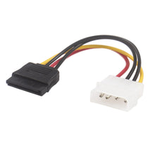 Load image into Gallery viewer, IDE Molex 4 pin to 1/2/3 x SATA Power Cable Serial ATA Y Splitter Hard Driver Dual Extension Cord Adapter Connector