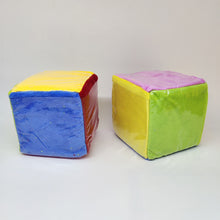 Load image into Gallery viewer, Learning Cubes Pocket Classroom Dices DIY Education Playing Game Dices Teaching Stacking Blocks with 6Pcs Clear Pocket