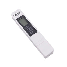 Load image into Gallery viewer, 1PC White Digital Water Quality Tester TDS EC Meter Range 0 to 9990 Conductivity Water Purity Temperature TEMP PPM Tester