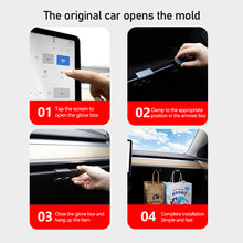 Load image into Gallery viewer, Car Glove Box Hook Luggage Multifunctional Storage Hanger Holder Clip Accessories for Tesla Model 3 Highland 2024 Model Y