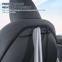 Load image into Gallery viewer, Car Seat Hidden Hooks Purse Bag Hanger Back Seater Headrest Bracket Hanger Accessories For Tesla Model 3 Y