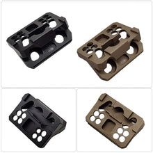 Load image into Gallery viewer, 1PC M300/M600C/Modlite V2 Flashlight Base 45° Metal Side Base Hollow Support For MLOK/KEYMOD System
