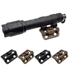 Load image into Gallery viewer, 1PC M300/M600C/Modlite V2 Flashlight Base 45° Metal Side Base Hollow Support For MLOK/KEYMOD System
