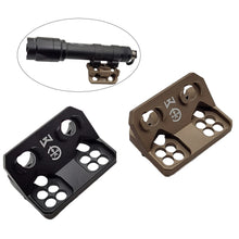 Load image into Gallery viewer, 1PC M300/M600C/Modlite V2 Flashlight Base 45° Metal Side Base Hollow Support For MLOK/KEYMOD System