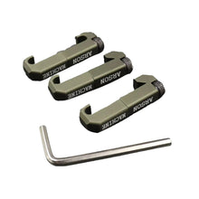 Load image into Gallery viewer, 1Set MGP/CQB Rail Version Metal Mousetail Card Slot Trimmer M300/M600 Flashlight Thread Guide For MLOK System