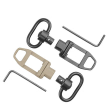 Load image into Gallery viewer, 1PC SI Metal Bilateral Buckle QD Rotary Ring Tactical Suspender Buckle Soft Bullet Gun Toy Accessories 20MM Guide Rail