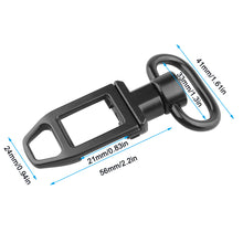 Load image into Gallery viewer, 1PC SI Metal Bilateral Buckle QD Rotary Ring Tactical Suspender Buckle Soft Bullet Gun Toy Accessories 20MM Guide Rail