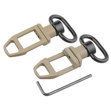 Load image into Gallery viewer, 1PC SI Metal Bilateral Buckle QD Rotary Ring Tactical Suspender Buckle Soft Bullet Gun Toy Accessories 20MM Guide Rail