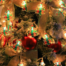 Load image into Gallery viewer, Christmas Decoration LED Light String Snowflake Snowman Santa Claus Christmas Tree String Light Xmas Tree Ornament For Home