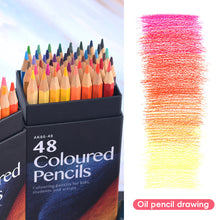 Load image into Gallery viewer, 12/18/24/36/48/72 Colors Oily Colored Pencils Hexagon Wooden Handle Set Artist Painting Drawing Sketch Art Design Student Supplies
