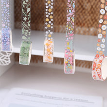 Load image into Gallery viewer, 5Rolls Kawaii Transparent Sticker Tape DIY Decorative Material Tape Sketchbook Stickers School Supplies Stationery