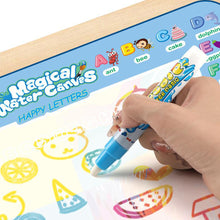 Load image into Gallery viewer, 60x80CM Magic Water Drawing Mat Coloring Doodle With Reusable Magic Pens Montessori Painting Board Educational Toys Kids Gifts