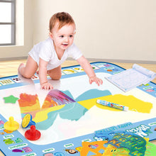 Load image into Gallery viewer, 60x80CM Magic Water Drawing Mat Coloring Doodle With Reusable Magic Pens Montessori Painting Board Educational Toys Kids Gifts