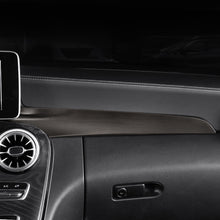 Load image into Gallery viewer, 2Pcs Car Carbon Fiber Texture Central Console Dashboard Panel Protective Cover Trim For Mercedes Benz 15-21 C W205 16-21 GLC X25