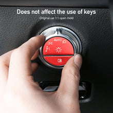 Load image into Gallery viewer, Car Headlight Electronic Handbrake Patch Door Lock Panel Sticker Start Decoration Modification Accessories Supplies For Mercedes Benz C GLC W206 X254 W214 2022