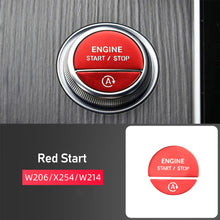 Load image into Gallery viewer, Car Headlight Electronic Handbrake Patch Door Lock Panel Sticker Start Decoration Modification Accessories Supplies For Mercedes Benz C GLC W206 X254 W214 2022