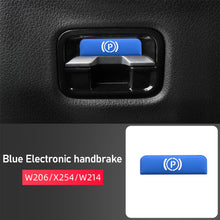 Load image into Gallery viewer, Car Headlight Electronic Handbrake Patch Door Lock Panel Sticker Start Decoration Modification Accessories Supplies For Mercedes Benz C GLC W206 X254 W214 2022