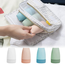 Load image into Gallery viewer, Travel Silicone Bottle Mini Squeeze Soft Lotion Bottle Cosmetic Shower Gel Shampoo Container Bottles Portable Squeeze Bottling