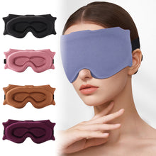 Load image into Gallery viewer, 3D Stereoscopic Eye Mask for Sleep Light Blocking Breathable Eye Pressure for Men and Women Nap Light Blocking Sleep Eye Mask