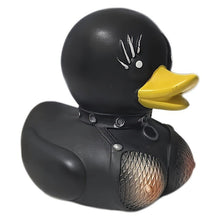 Load image into Gallery viewer, Satan Duck Punk Duck Small Death Rock Duck Valentina Lady Duck Goth Girl Duck for Desk Car Interior Truck Dashboard Tabletop Decoration