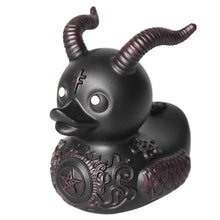 Load image into Gallery viewer, Satan Duck Punk Duck Small Death Rock Duck Valentina Lady Duck Goth Girl Duck for Desk Car Interior Truck Dashboard Tabletop Decoration
