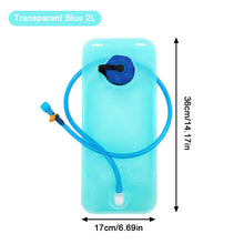 Load image into Gallery viewer, Portable 2L Folding Water Bag with Drinking Tube Sports Backpack Bicycle Riding Hydration Food Grade Outdoor Camping Water Bag