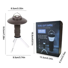 Load image into Gallery viewer, Outdoor Lighthouse Camping Light LED Multi-functional Triangle Stand Camp Atmosphere Light with Hook Tent Light Emergency Light