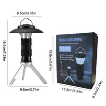 Load image into Gallery viewer, Outdoor Lighthouse Camping Light LED Multi-functional Triangle Stand Camp Atmosphere Light with Hook Tent Light Emergency Light