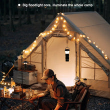 Load image into Gallery viewer, Outdoor Lighthouse Camping Light LED Multi-functional Triangle Stand Camp Atmosphere Light with Hook Tent Light Emergency Light