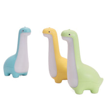 Load image into Gallery viewer, Dinosaur Night Light Long Necked Animal Light Cartoon Bedside Lamp Children's Eye Protection LED Light USB Charging Dimming Atmosphere Light Desktop Ornament Gift