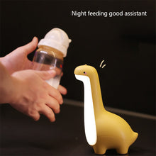 Load image into Gallery viewer, Dinosaur Night Light Long Necked Animal Light Cartoon Bedside Lamp Children's Eye Protection LED Light USB Charging Dimming Atmosphere Light Desktop Ornament Gift
