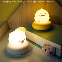 Load image into Gallery viewer, Cute Animal Night Light USB Charging Night Lamp Creative Sleep Lamp for Children's Birthday Holiday Christmas Gift Luminous Cartoon Lights Bedroom Decorative Night Atmosphere Lamp
