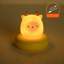 Load image into Gallery viewer, Cute Animal Night Light USB Charging Night Lamp Creative Sleep Lamp for Children's Birthday Holiday Christmas Gift Luminous Cartoon Lights Bedroom Decorative Night Atmosphere Lamp