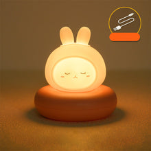 Load image into Gallery viewer, Cute Animal Night Light USB Charging Night Lamp Creative Sleep Lamp for Children's Birthday Holiday Christmas Gift Luminous Cartoon Lights Bedroom Decorative Night Atmosphere Lamp