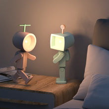 Load image into Gallery viewer, Astronaut Magnetic LED Night Light Mini Creative Table Lamp Adjustable Angle Robot With Light Bedroom Bedside Night Atmosphere Lamp For Kids Baby Gifts