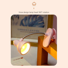 Load image into Gallery viewer, Cute Mini Clamp Lamp to Read Book Eye Protection Bookmarks Portable Light Rotatable Reading Lights for Books Decorative Book Children For Night