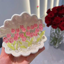 Load image into Gallery viewer, Shell Tulip Night Light DIY Home Decor LED Night Lamp Bedroom Atmosphere Light Decoration Bedside Lamps Creative Valentine Christmas Birthday Kids Gift