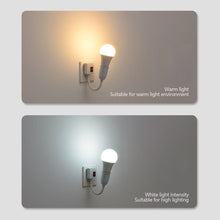 Load image into Gallery viewer, EU US Direct Plug-in Lamp Base E27 Rotary Lamp Socket Bulb Holder Flexible Lamp Holder Converter With Switch LED Table Lamp Adapter Light Base With On/Off