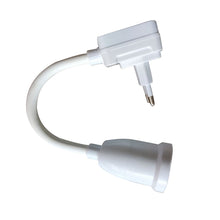 Load image into Gallery viewer, EU US Direct Plug-in Lamp Base E27 Rotary Lamp Socket Bulb Holder Flexible Lamp Holder Converter With Switch LED Table Lamp Adapter Light Base With On/Off