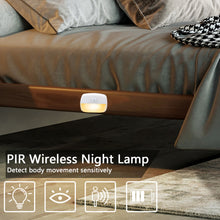 Load image into Gallery viewer, LED Night Light EU Plug In Lamp Smart Motion Sensor Light Indoor Mini Wall Lamp WC Hallway Stair Bedside Night Lamp Home Decoration Nightlights