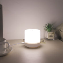 Load image into Gallery viewer, Touch Rechargeable LED Night Light Creative USB Bedside Lamp Touch 3 Modes Dimming Table Lamp Eye Protection For Bedroom Reading Lamp