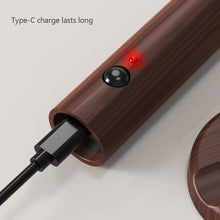 Load image into Gallery viewer, Intelligent Wooden LED Night Light Magnetic Portable Lamp USB Charging Night Lamp Staircase Corridor Bedroom Closet light Bedside Atmosphere Light