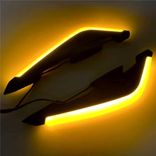 Load image into Gallery viewer, 2Pcs Motorcycle Front Side Spoiler Winglets Aerodynamic Wing Set Fixed Wind Wings with LED Lights and Adhesive Decoration Sticker