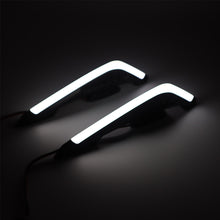 Load image into Gallery viewer, 2Pcs Motorcycle Front Side Spoiler Winglets Aerodynamic Wing Set Fixed Wind Wings with LED Lights and Adhesive Decoration Sticker