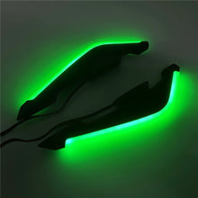 Load image into Gallery viewer, 2Pcs Motorcycle Front Side Spoiler Winglets Aerodynamic Wing Set Fixed Wind Wings with LED Lights and Adhesive Decoration Sticker