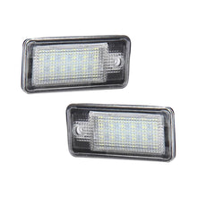 Load image into Gallery viewer, 2Pcs DC 12V Car Number License Plate Light Lamp No Error Canbus White For Audi A3 S3 A4 S4 A6 C6 A8 S8 Q7