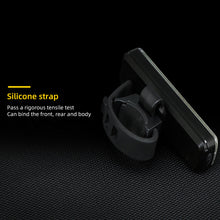 Load image into Gallery viewer, RGB LED USB Cycling Tail Light 750 mAh Bicycle Lights Memory Mode Rainbow Warning Waterproof Helmet Scooter Rear Taillight