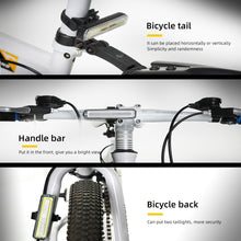 Load image into Gallery viewer, RGB LED USB Cycling Tail Light 750 mAh Bicycle Lights Memory Mode Rainbow Warning Waterproof Helmet Scooter Rear Taillight