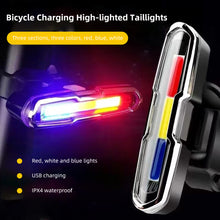 Load image into Gallery viewer, Cycling COB Rear Light USB Rechargeable Bicycle Tail Lamp Waterproof MTB Bike Warning Taillights for Running Riding Cycling