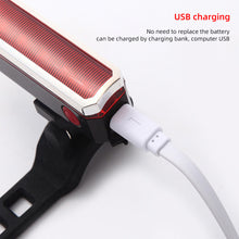 Load image into Gallery viewer, USB Rechargeable Bike Rear Light Laser Line Warning Lamp Waterproof Seatpost LED Light MTB Road Bicycle Taillight